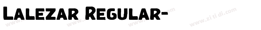 Lalezar Regular字体转换 Lalezar Regular字体转换